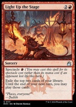 Light Up the Stage - Ravnica Remastered (Uncommon) [117]