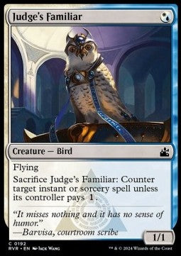 Judge's Familiar - Ravnica Remastered (Common) [192]