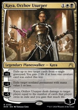 Kaya, Orzhov Usurper - Ravnica Remastered (Rare) [194]