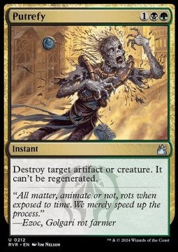 Putrefy - Ravnica Remastered (Uncommon) [212]
