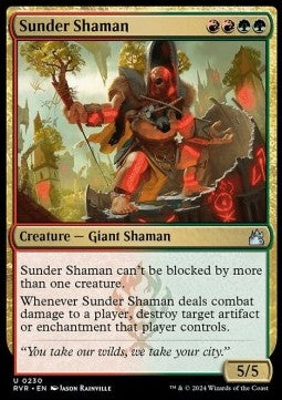 Sunder Shaman - Ravnica Remastered (Uncommon) [230]