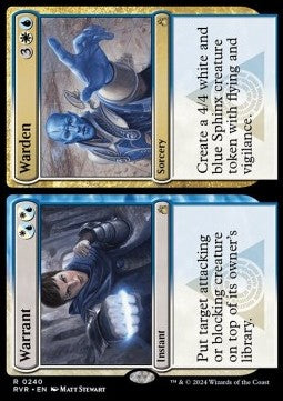 Warrant // Warden - Ravnica Remastered (Rare) [240]