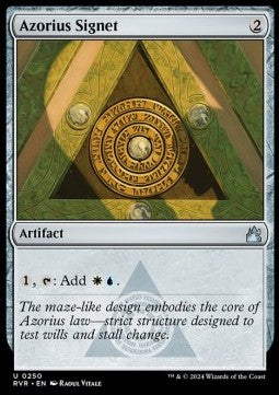 Azorius Signet - Ravnica Remastered (Uncommon) [RVR-250]