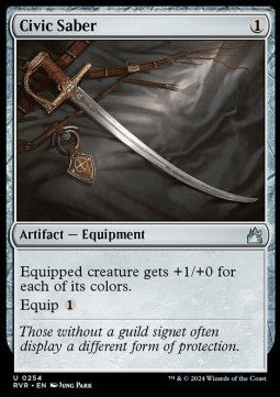 Civic Saber - Ravnica Remastered (Uncommon) [254]