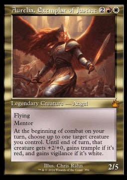 Aurelia, Exemplar of Justice (V.1) - Ravnica Remastered: Extras (Mythic) [356]