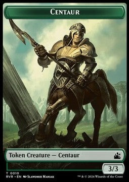 Centaur Token (Green 3/3) - Ravnica Remastered: Tokens (Token) [T10]