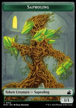 Saproling Token (Green 1/1) - Ravnica Remastered: Tokens (Token) [T12]