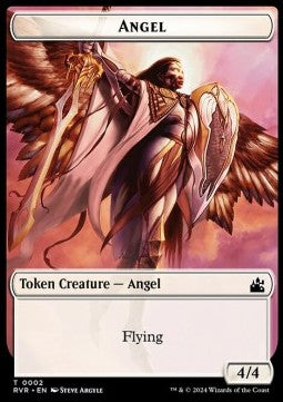 Angel Token (W 4/4) / Spirit Token (WB 1/1) - Ravnica Remastered: Tokens (Token) [T 2/18]