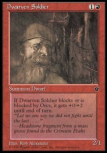 Dwarven Soldier (V.1) - Fallen Empires (Common)