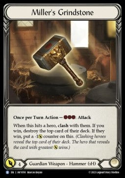 Miller's Grindstone (Regular) - Heavy Hitters (Rare) [050]