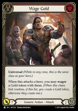 Wage Gold (Red) (Regular) - Heavy Hitters (Rare) [216]