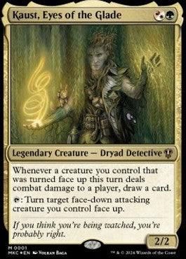 Kaust, Eyes of the Glade - Commander: Murders at Karlov Manor (Mythic) [1]