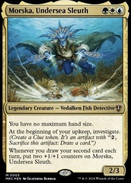 Morska, Undersea Sleuth - Commander: Murders at Karlov Manor (Mythic) [3]