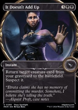 It Doesn't Add Up - Murders at Karlov Manor: Extras (Uncommon) [299]