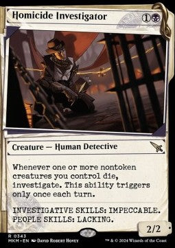 Homicide Investigator - Murders at Karlov Manor: Extras (Rare) [343]