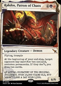 Rakdos, Patron of Chaos (V.2) - Murders at Karlov Manor: Extras (Mythic) [XMKM-369]