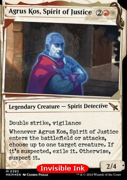 Agrus Kos, Spirit of Justice (V.2) - Murders at Karlov Manor: Extras (Mythic) [XMKM-383]