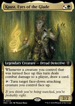 Kaust, Eyes of the Glade (V.1) - Commander: Murders at Karlov Manor: Extras (Mythic) [314]