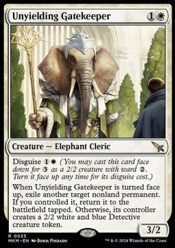 Unyielding Gatekeeper - Murders at Karlov Manor (Rare) [35]