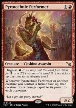 Pyrotechnic Performer - Murders at Karlov Manor (Rare) [140]