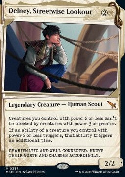 Delney, Streetwise Lookout (V.1) - Murders at Karlov Manor: Extras (Mythic) [XMKM-337]