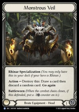 Monstrous Veil (Regular) - Heavy Hitters (Rare) [010]