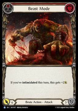 Beast Mode (Red) (Regular) - Heavy Hitters (Rare) [017]