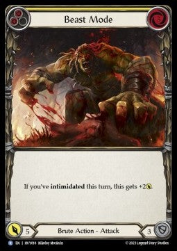 Beast Mode (Yellow) (Regular) - Heavy Hitters (Rare) [018]