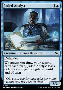 Jaded Analyst - Murders at Karlov Manor (Common) [62]