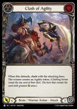 Clash of Agility (Red) (Regular) - Heavy Hitters (Rare) [157]