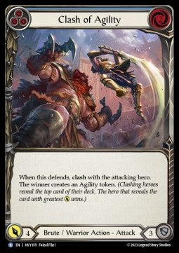 Clash of Agility (Blue) (Regular) - Heavy Hitters (Rare) [159]