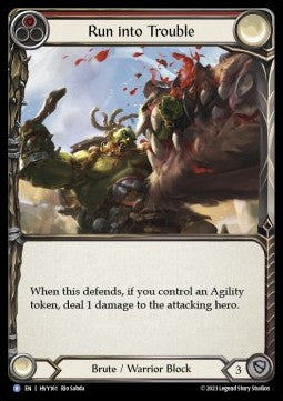 Run into Trouble (Regular) - Heavy Hitters (Rare) [161]