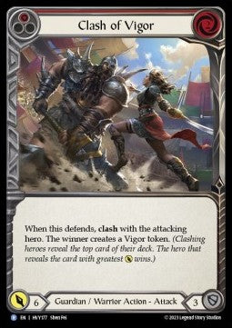 Clash of Vigor (Red) (Regular) - Heavy Hitters (Rare) [177]