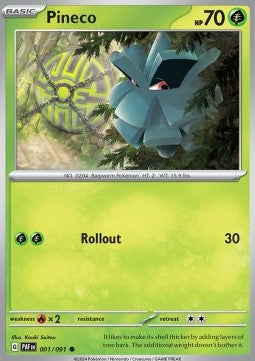 Pineco - Paldean Fates (Common) [001]