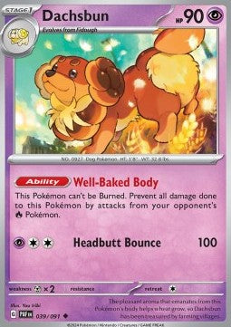 Dachsbun - Paldean Fates (Uncommon) [039]