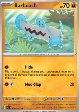 Barboach - Paldean Fates (Common) [050]