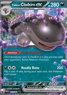 Paldean Clodsire ex - Paldean Fates (Double Rare) [059]