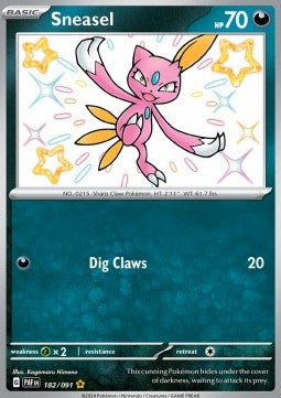Sneasel - Paldean Fates (Shiny Rare) [182]