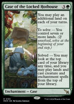 Case of the Locked Hothouse - Murders at Karlov Manor (Rare) [MKM-155]