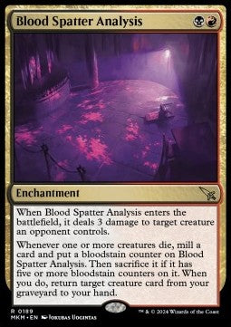 Blood Spatter Analysis - Murders at Karlov Manor (Rare) [189]