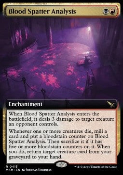 Blood Spatter Analysis - Murders at Karlov Manor: Extras (Rare) [413]