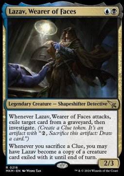 Lazav, Wearer of Faces - Murders at Karlov Manor (Rare) [216]