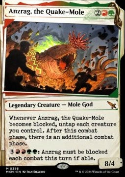 Anzrag, the Quake-Mole (V.1) - Murders at Karlov Manor: Extras (Mythic) [XMKM-356]