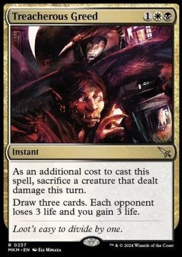 Treacherous Greed - Murders at Karlov Manor (Rare) [237]