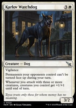 Karlov Watchdog - Murders at Karlov Manor (Uncommon) [20]