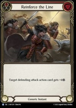 Reinforce the Line (Red) (Regular) - Heavy Hitters (Rare) [219]