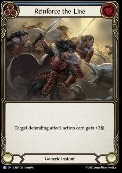 Reinforce the Line (Blue) (Regular) - Heavy Hitters (Rare) [221]