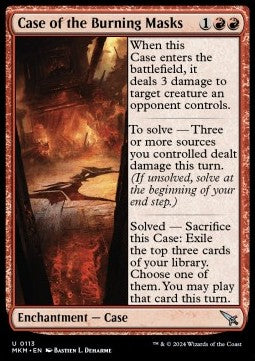 Case of the Burning Masks - Murders at Karlov Manor (Uncommon) [113]