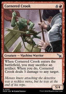 Cornered Crook - Murders at Karlov Manor (Uncommon) [120]