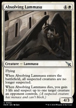 Absolving Lammasu - Murders at Karlov Manor (Uncommon) [2]